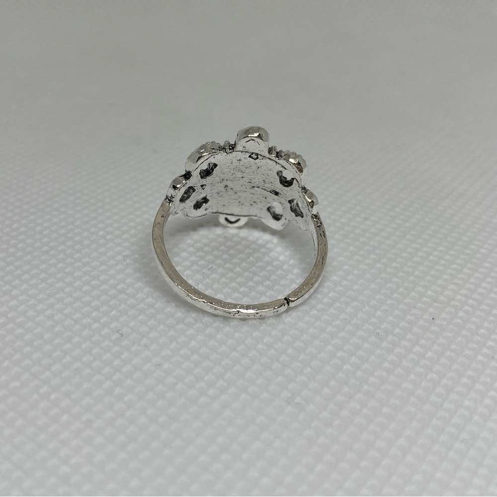 Silver And Opal Ring - Picture 3 of 3